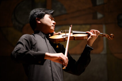 SIMON ZHU: DA SUA MAESTA’ RE CARLO III ALLA ROHM IN OCCASIONE DI “PAGANINI FOR EVERYONE”