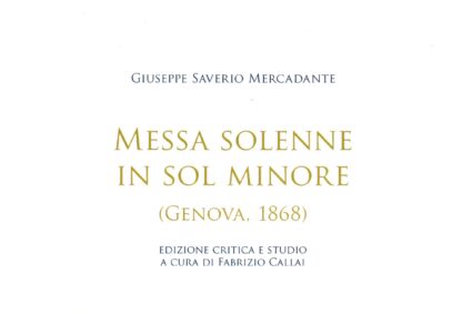 MESSA SOLENNE IN SOL MINORE NEL FOYER DEL TEATRO CARLO FELICE DI GENOVA